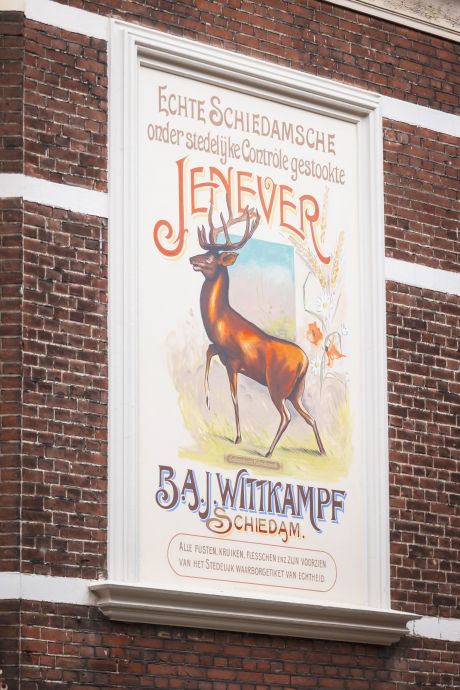 Reclame van distilleerderij B.A.J. Wittkampf